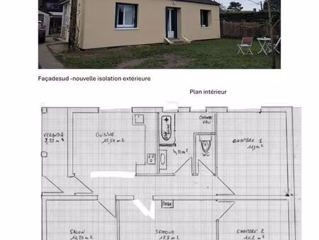 maison plain pied olivet 70 m2 proche centre