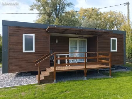 terrain avec mobil-home