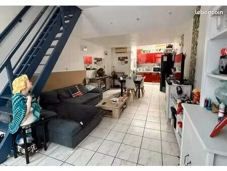 maison 1930 – 2 ch + bureau – à 2 pas du métro