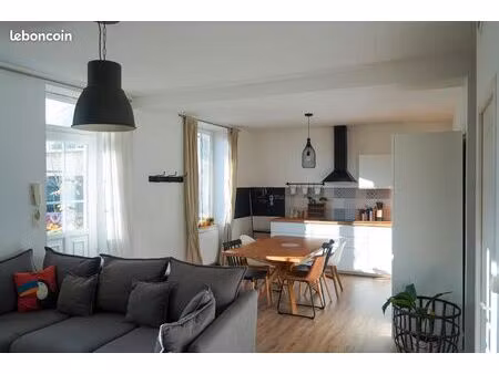 t3 meublé 69 m² rénové avec jardin + parkings – orléans saint-marc