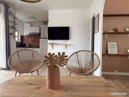 appartement climatisé et face a la mer à louer étudiant