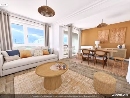 appartement 3 pièces 75 m²