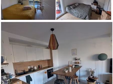 appartement t3 récent avec grande terrasse + garage + cellier