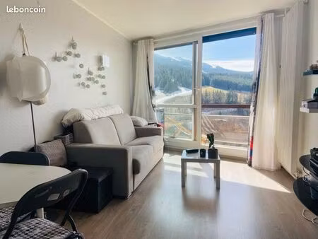 studio meublé plein sud au balcon de villard - longue durée