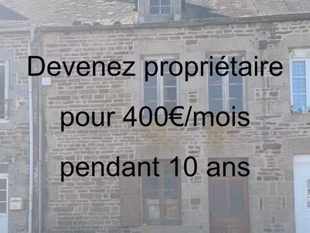 maison avec travaux pour 400 /mois pendant 10 ans