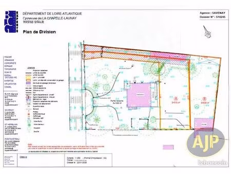 terrain 519 m² la chapelle launay
