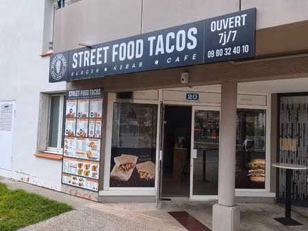 fond de commerce restaurant tacos