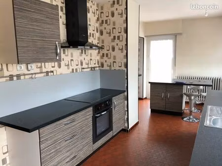 f4-5- 105m2 + balcons  parking quartier hôpital