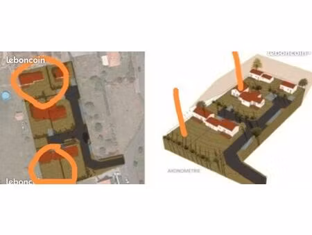 2 terrains viabilisés plein sud centre oudon