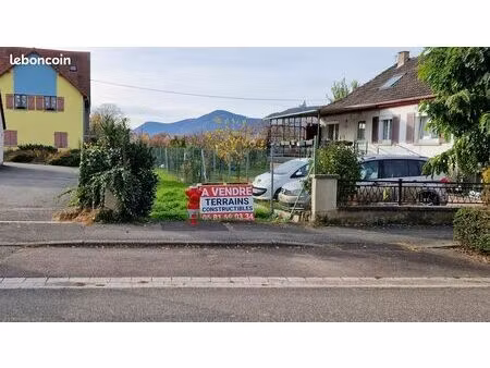 a vendre 3 terrains costructibles