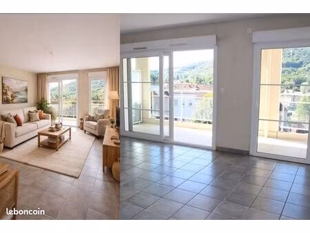 a vendre appartement grand f3 de 89 m2 avec balcon et garage la fouillouse