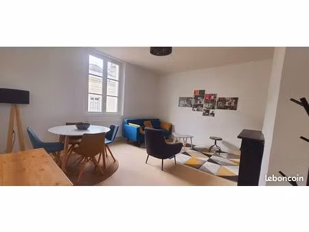 angers hypercentre – superbe t2 meublé rénové de 50 m² rue du mail