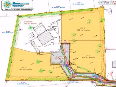 terrain dans lotissement