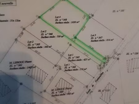 terrain constructible