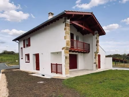 maison neuve 120 m² – 3 chambres – garage – jardin partiellement clôturé – terrasse – balc