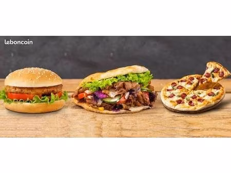 kebab tacos pizza burger