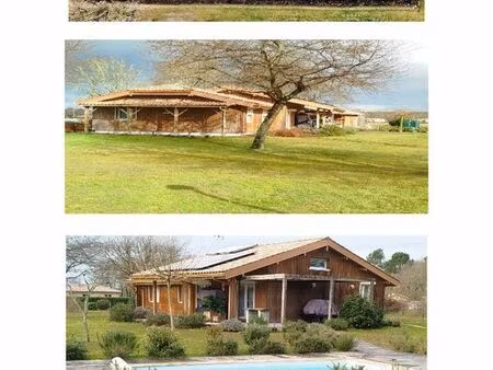 vente maison bois massif