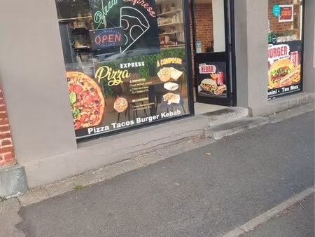 local fast-food 30m² prêt à l'emploi