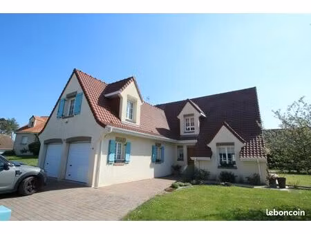 a l'orée de cucq-stella magnifique villa de 250 m² sur 1024m² avec 5 ch  3 sdb et garage