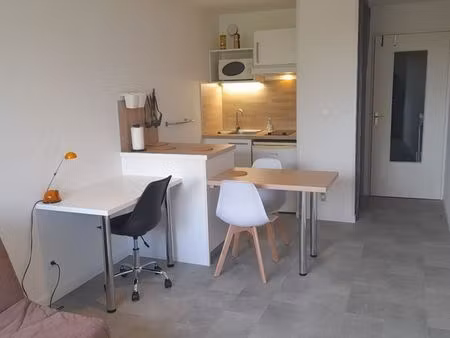 studio t1 meublé/equipé - pradettes - garantie visale