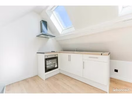 magnifique appartement type f2 mansardé  neuf de 25m² carrez et 54 m² au sol situé en plei