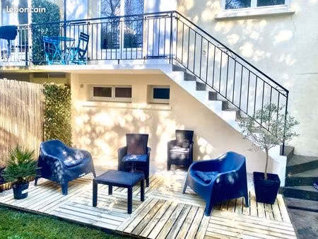 appartement t3 refait à neuf avec jardin et garage- saint-gelais/niort