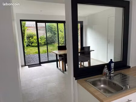 location – maison 1930 meublée – bondues centre – 1 290