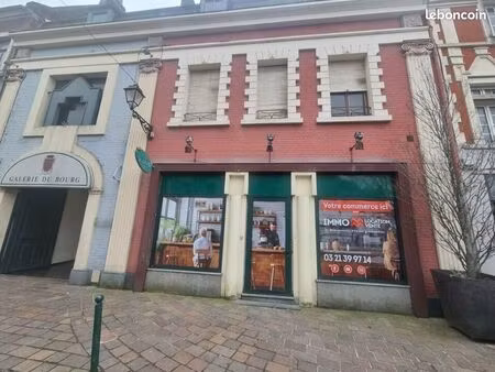 local commercial 150 m² aire sur la lys