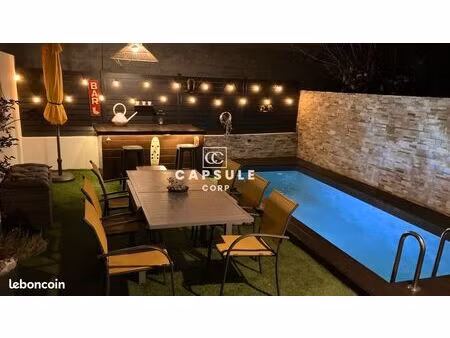 maison - 4 ch - piscine - calme - st saturnin