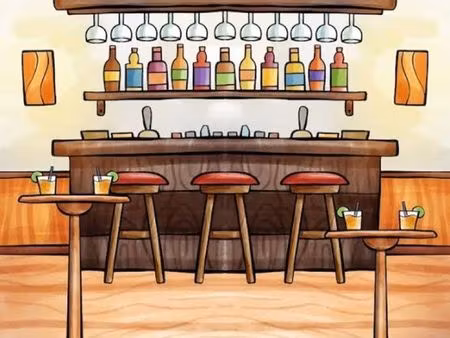 local commercial bar/brasserie