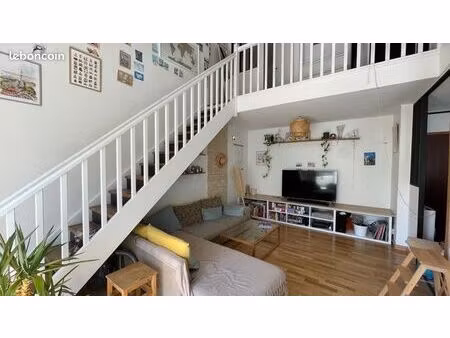 appartement coup de cœur t2 bis duplex extérieur + parking