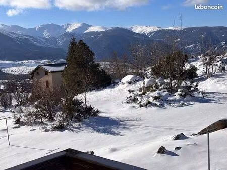 3 faces  96 m2 pour ce chalet-appartement ? terrain arboré 1 2 ha ? 3 ou 4 chambres ? balc