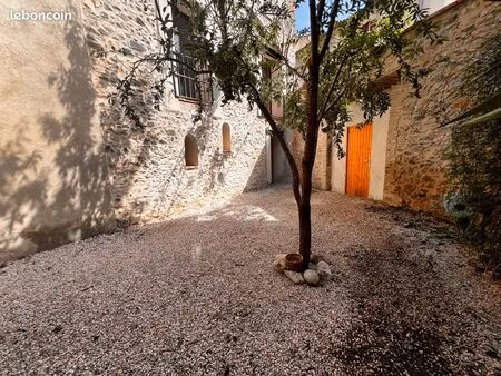 maison de village avec garage et jardin