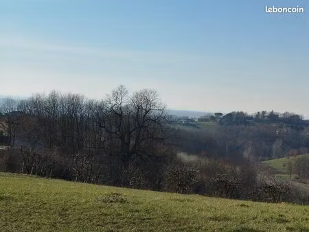 terrain à bâtir - le fau montauban - vue pyrénées