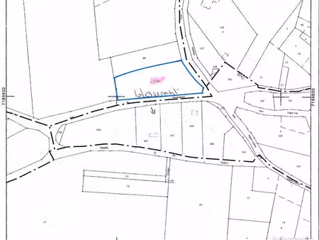 terrain à bâtir 3480 m²