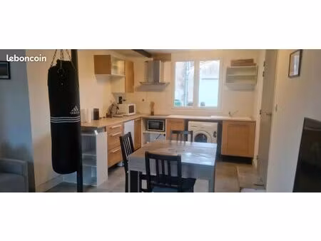 t2 meublé avec jardin centre