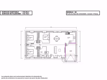 donzac maison t4 construction 2026 185000 euros ttc