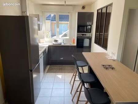 maison meublé -4 chambres+ jardin -96m2