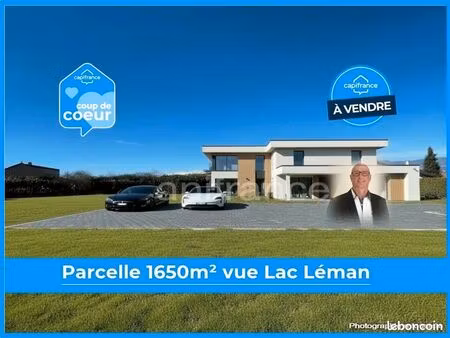 terrain 1 650 m² messery