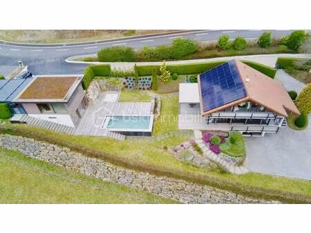 propriété d’architecte dunoyer – panorama alpin exceptionnel  piscine & double habitation 