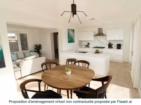 maison rénovée  78m²  3c ahmbres  garages   jardin