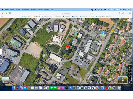 terrain constructible viabilisé de 16 ares