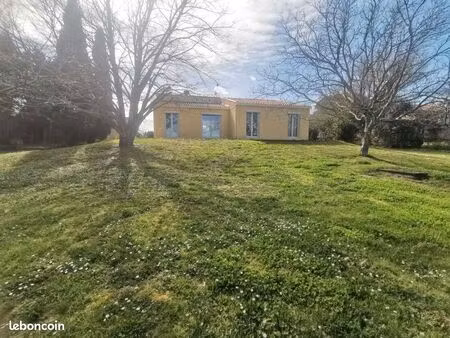 maison de plain-pied – environnement calme et vue dégagée