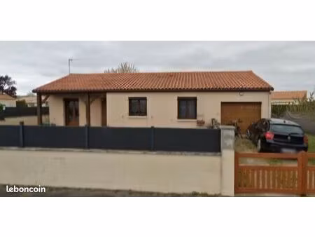 plein pied mauzé sur le mignon avec garage et jardin