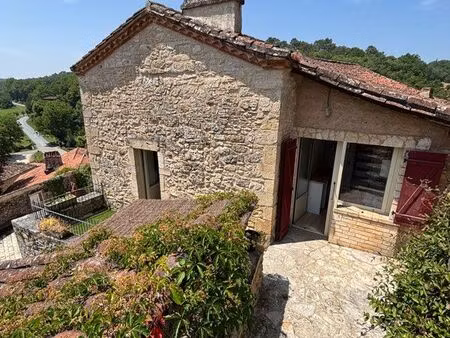 650-maison-71 m²-2 chambres -jardin avec vue sur château bonaguil