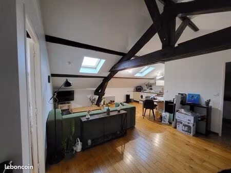 t3 cosy 49m² – grandes chambres + salon spacieux – parfait couple ou colocation