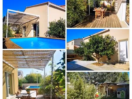 maison 3 faces f5 jardin piscine