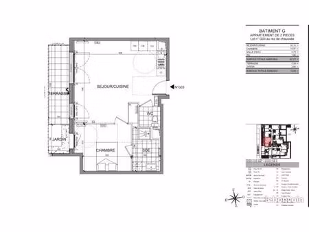 t2 48 m² avec jardin + terrasse + parking – tout inclus – cergy st christophe