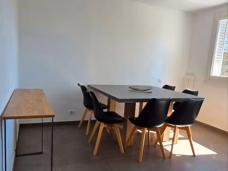 à louer - t3 meublé de 60 m2 avec balcon à saint-egrève - quartier prédieu