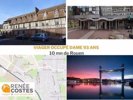 viager occupé - f92 ans - maromme (76150)